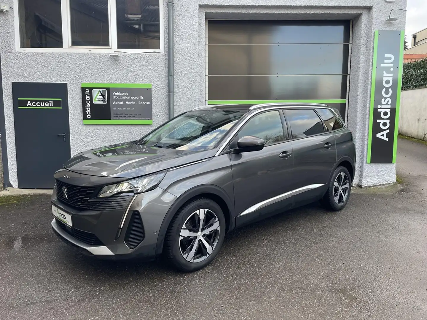 Peugeot 5008 1.5 BLUEHDI 130 ALLURE I-COCKPIT GPS 7PL Gris - 1