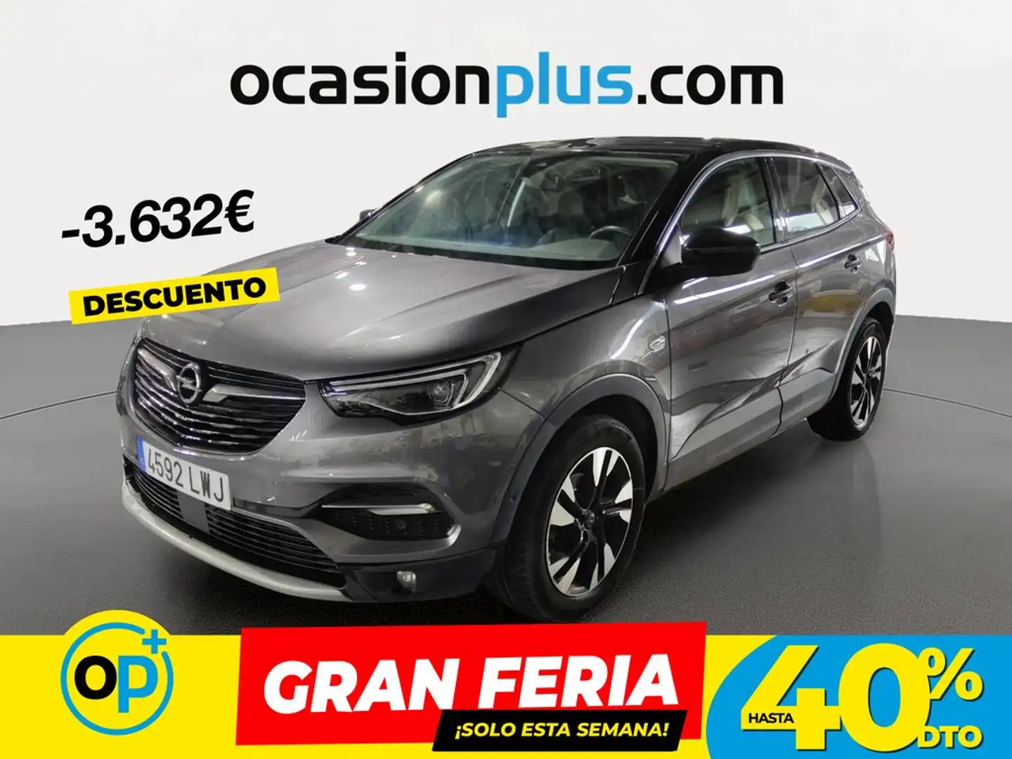 Opel Grandland X 1.2T S&S Ultimate 130 Gris - 1