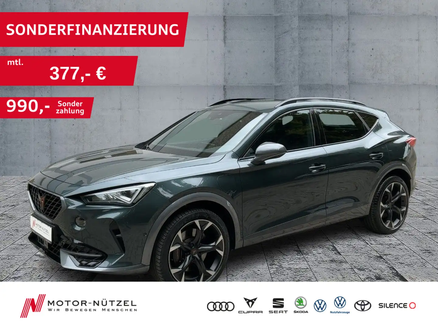 CUPRA Formentor VZ 1.4 e-Hybrid DSG LED+NAVI+AHK+DCC Grün - 1