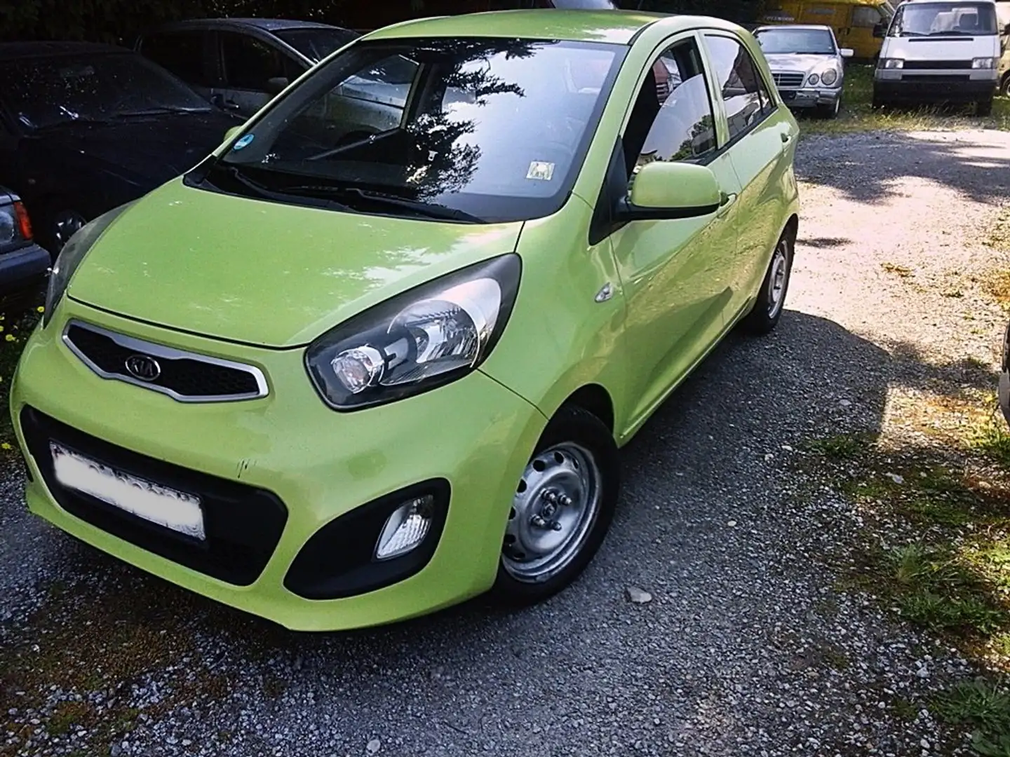 Kia Picanto Attract/ 1.HAND/ 5 tg+Klima+ZV/ Euro 5/TÜV 2026 Gelb - 1