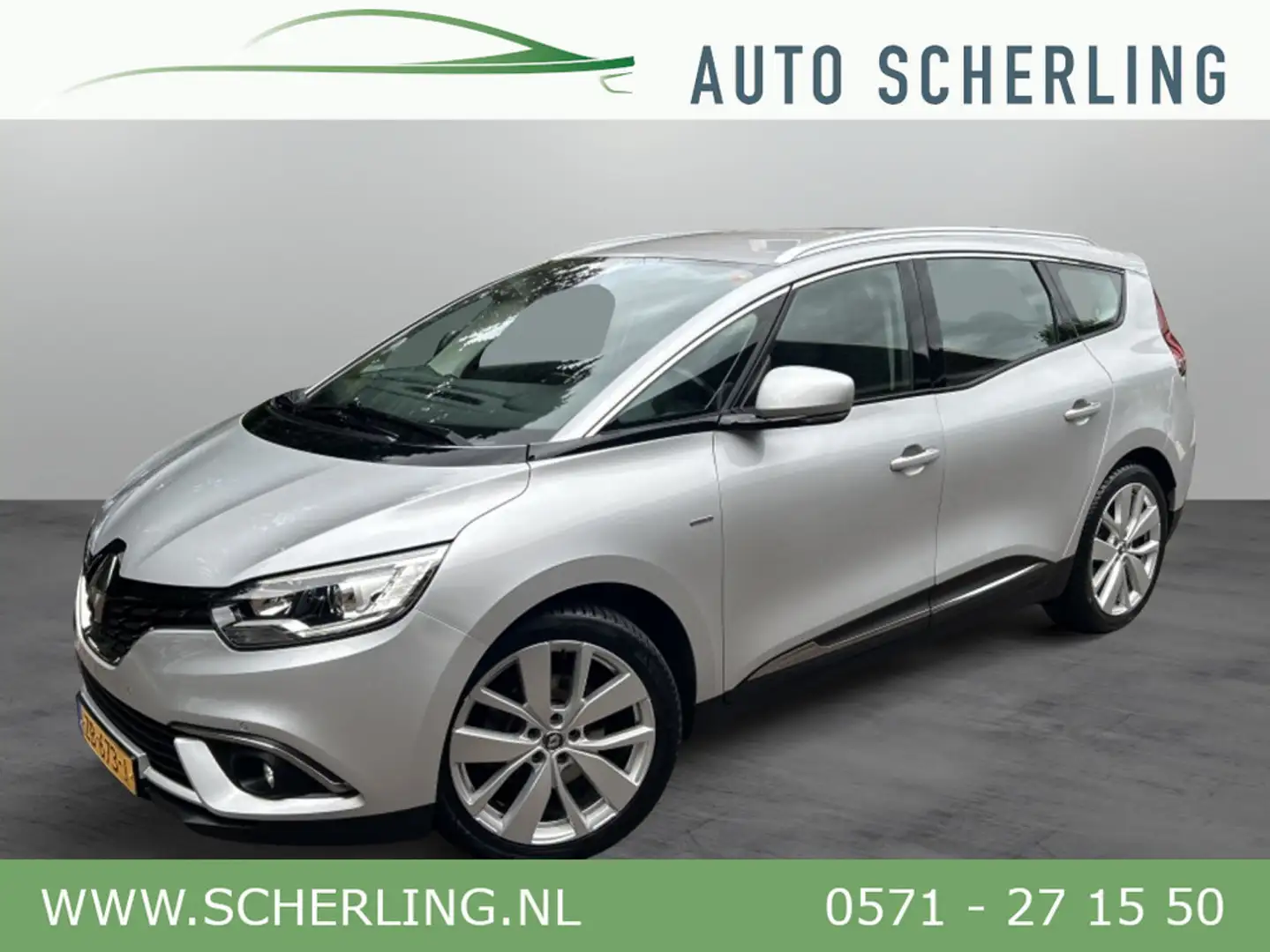 Renault Grand Scenic 1.3 TCe Limited 7-Persoons Navi, Trekhaak, 1e Eige Grijs - 1