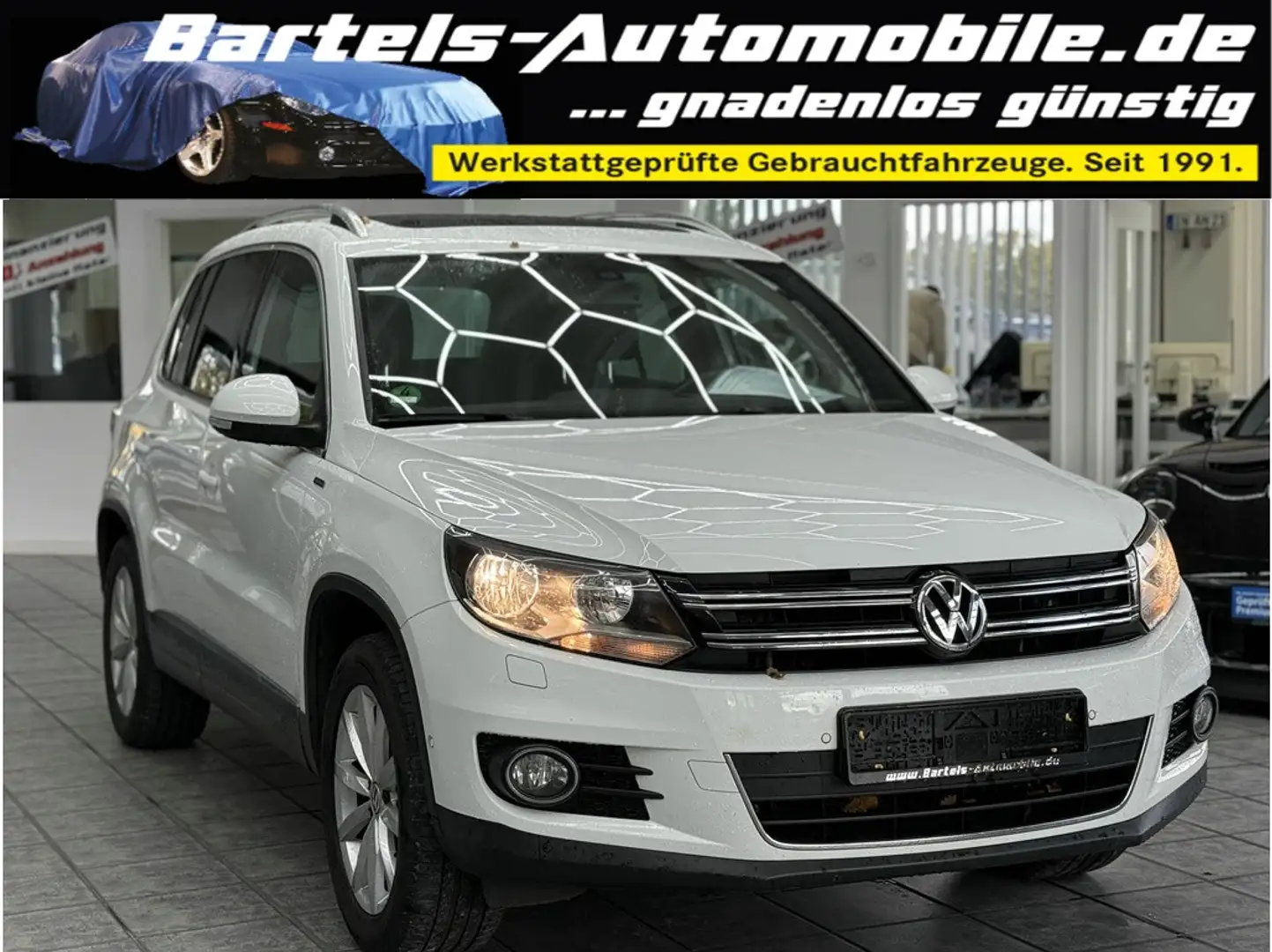 Volkswagen Tiguan 2.0 TDI 4Motion Lounge, Navi, Kamera, PDC Bianco - 1