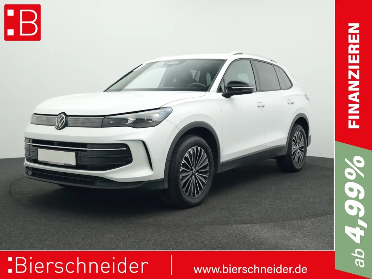 Volkswagen Tiguan 2.0 TDI DSG 4Mo. GOAL AHK IQ.LIGHT NAVI KESSY Weiß - 1