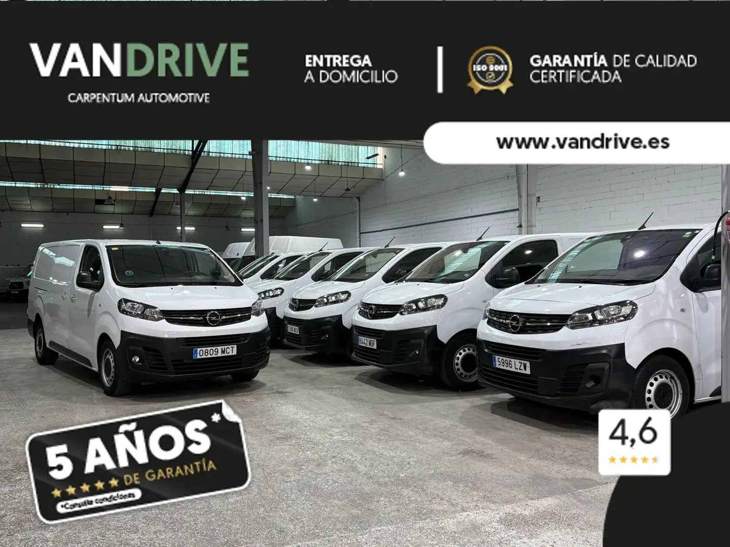 Opel Vivaro xl l3 100cv Blanc - 1