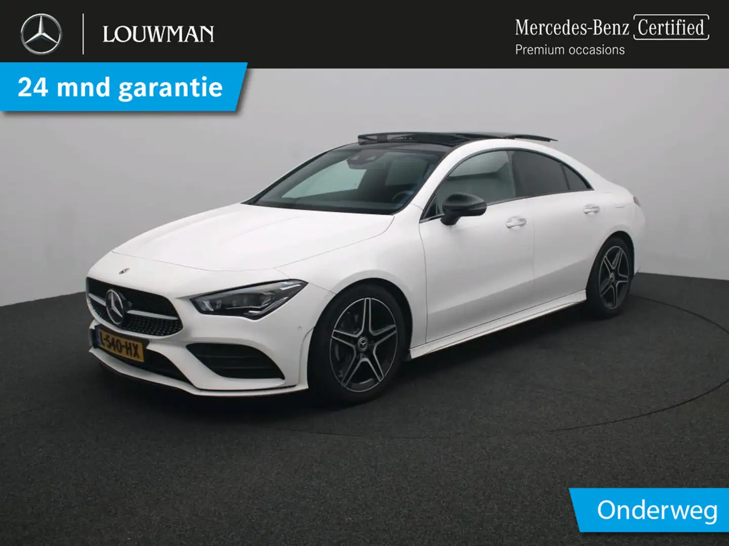 Mercedes-Benz CLA 180 AMG Nightpakket | Panoramadak | Memory | Keyless G Blanco - 1