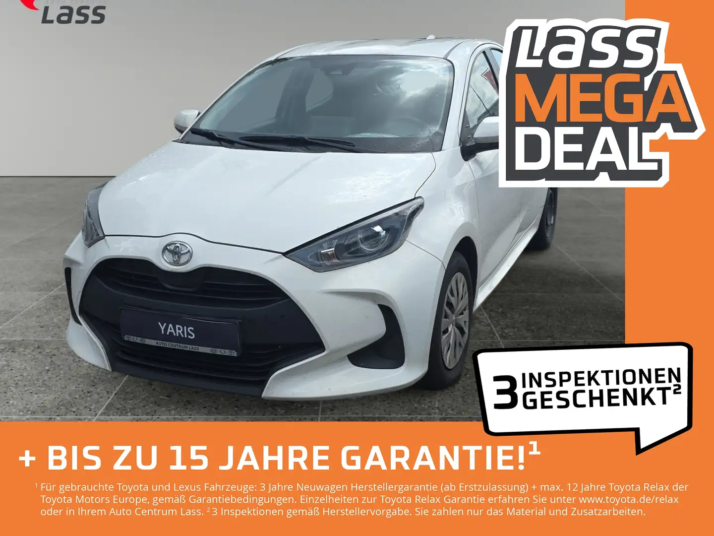 Toyota Yaris 1.0 Comfort Matrix ACC Fernlichtass. Kam. Белый - 1