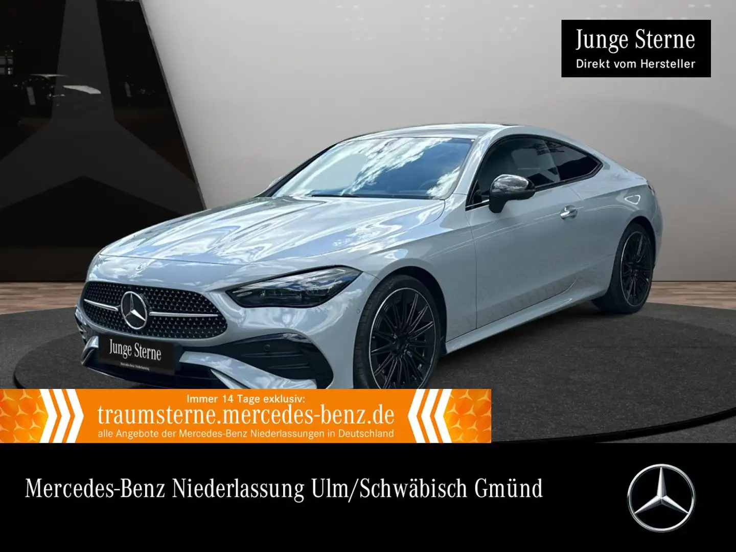 Mercedes-Benz CLE 200 AMG+NIGHT+PANO+360+STHZG+BURMESTER+TOTW+9G Gri - 1
