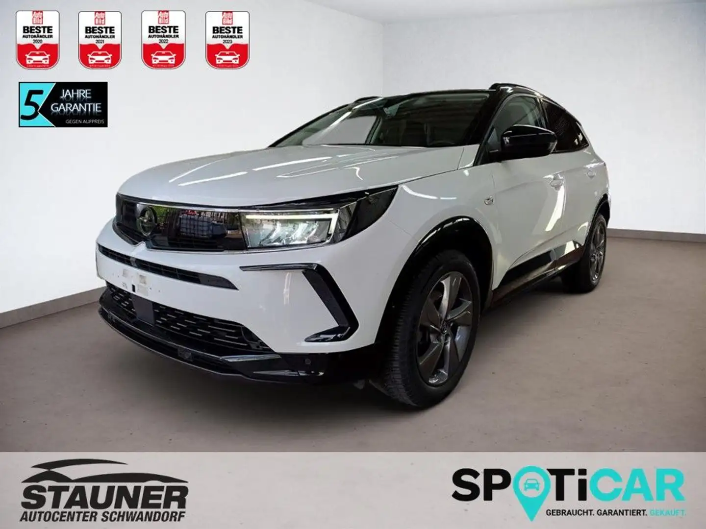 Opel Grandland X Grandland GS 1.2 Turbo S/S 6G 130PS *KAMERA*AHK* Weiß - 1