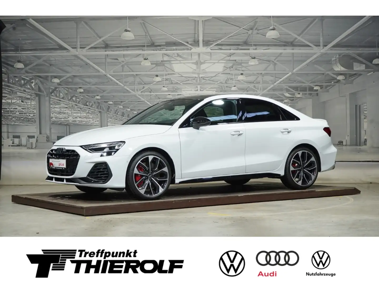 Audi S3 Limousine TFSI SONOS PANO 19-Zoll KAMERA Weiß - 1