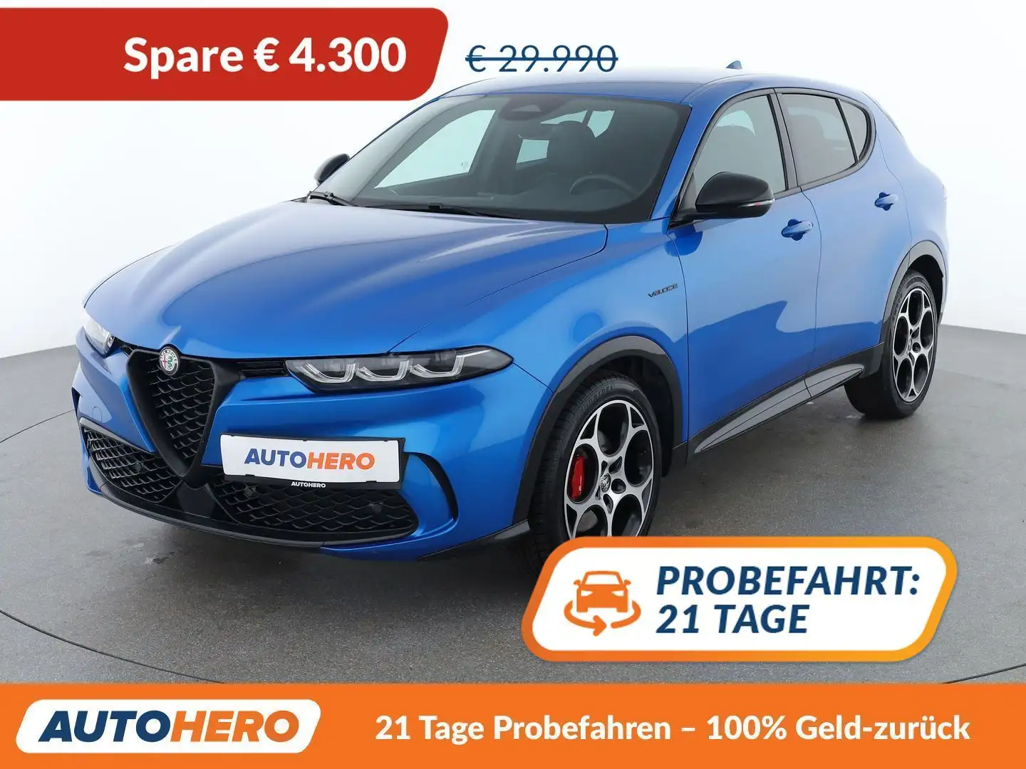 Alfa Romeo Tonale 1.5 VGT Veloce Mild-Hybrid Blau - 1