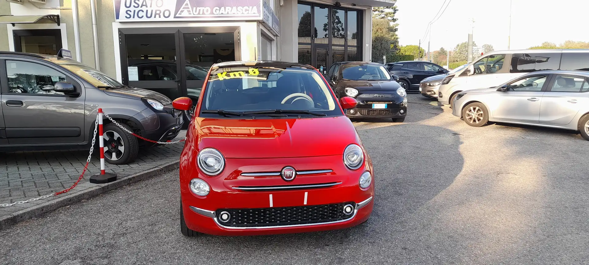 Fiat 500 1.0 hybrid Dolcevita 70cv  NEO PATENTATI!! Rosso - 2