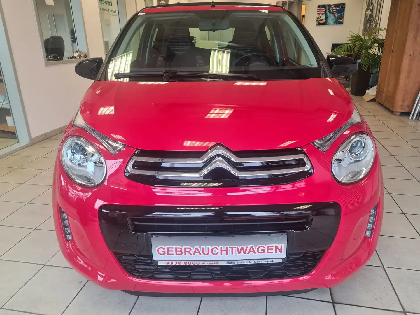 Citroen C1 Airscape Shine/19TKM/FALTDACH/KLIMA Rot - 2