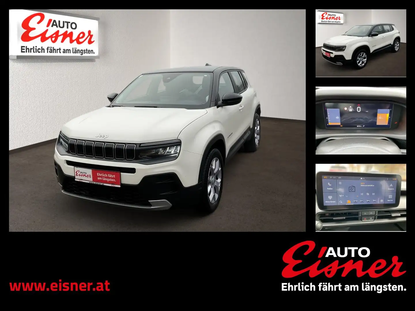 Jeep Avenger 1.2 GSE T3 ALTITUDE Weiß - 1