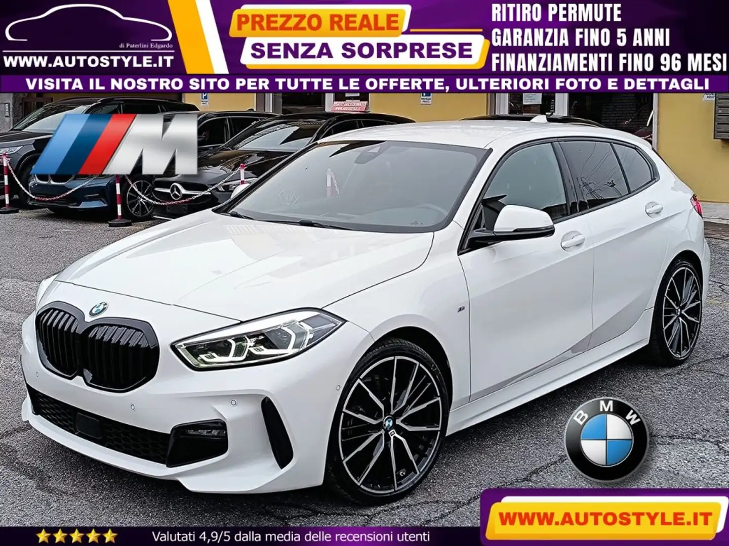 BMW 118 i M-SPORT Steptronic/AUTOMATICA MSport F40 Weiß - 1