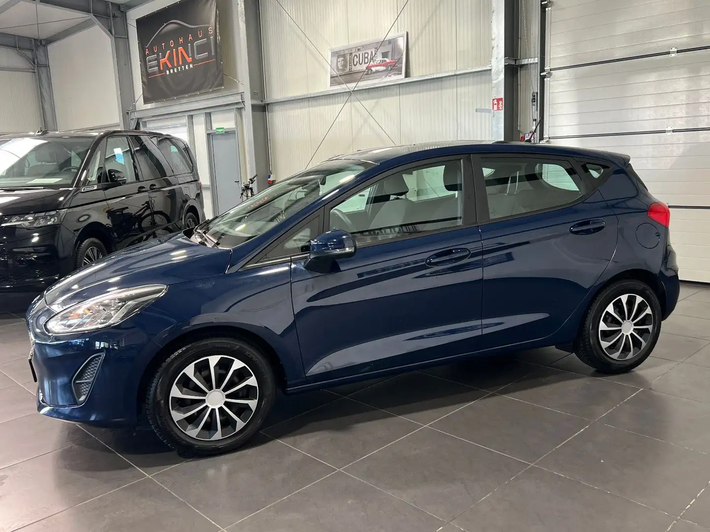 Ford Fiesta 1.5 TDCi **5-Türig*Klima*Spur*Bluetooth** Blau - 2