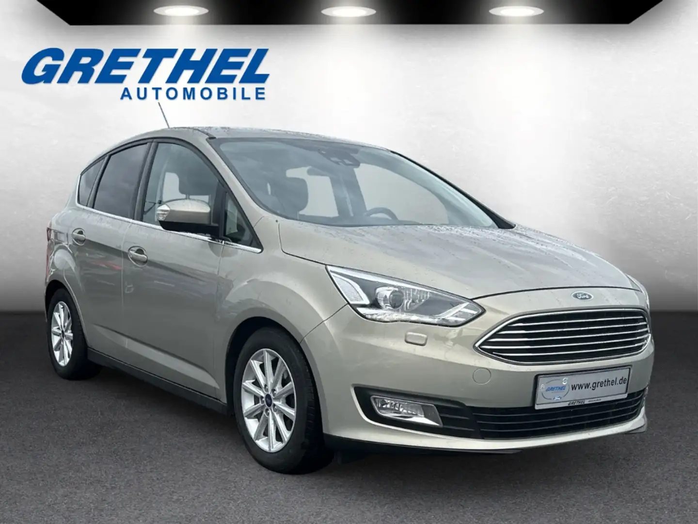 Ford C-Max Titanium 1.5 EcoBoost Bi-Xenon Kurvenlicht Mehrzon Grijs - 1