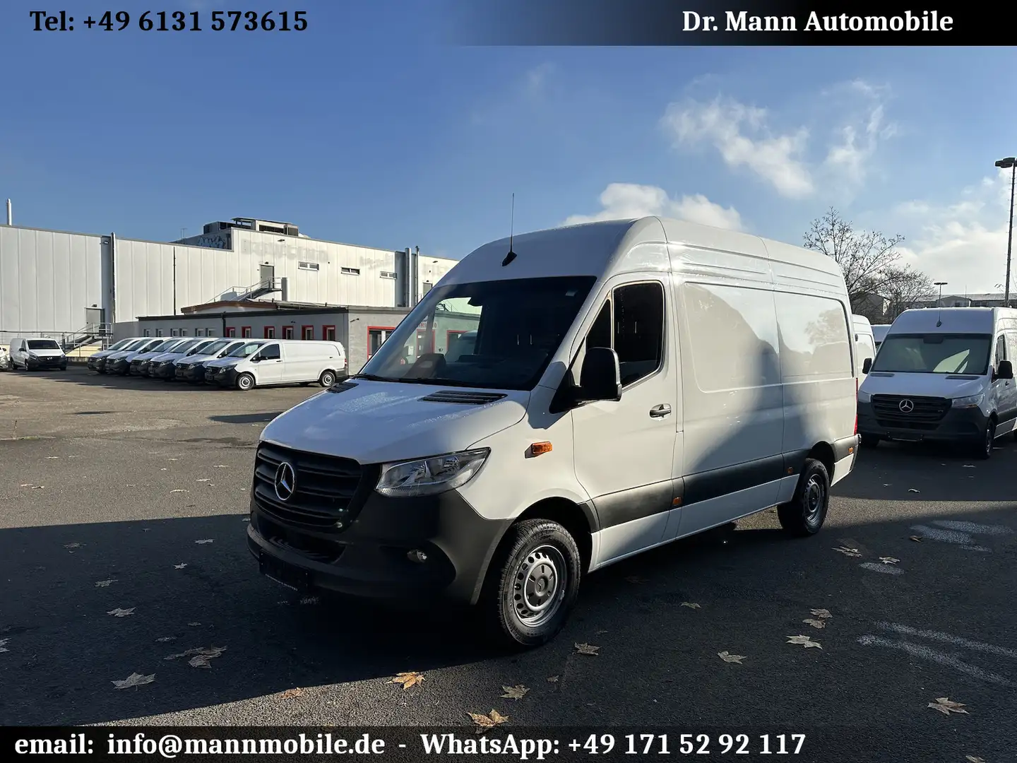 Mercedes-Benz Sprinter 317 CDI RWD L2 9G-tronic MOPF Navi Kamera MOPF Weiß - 1