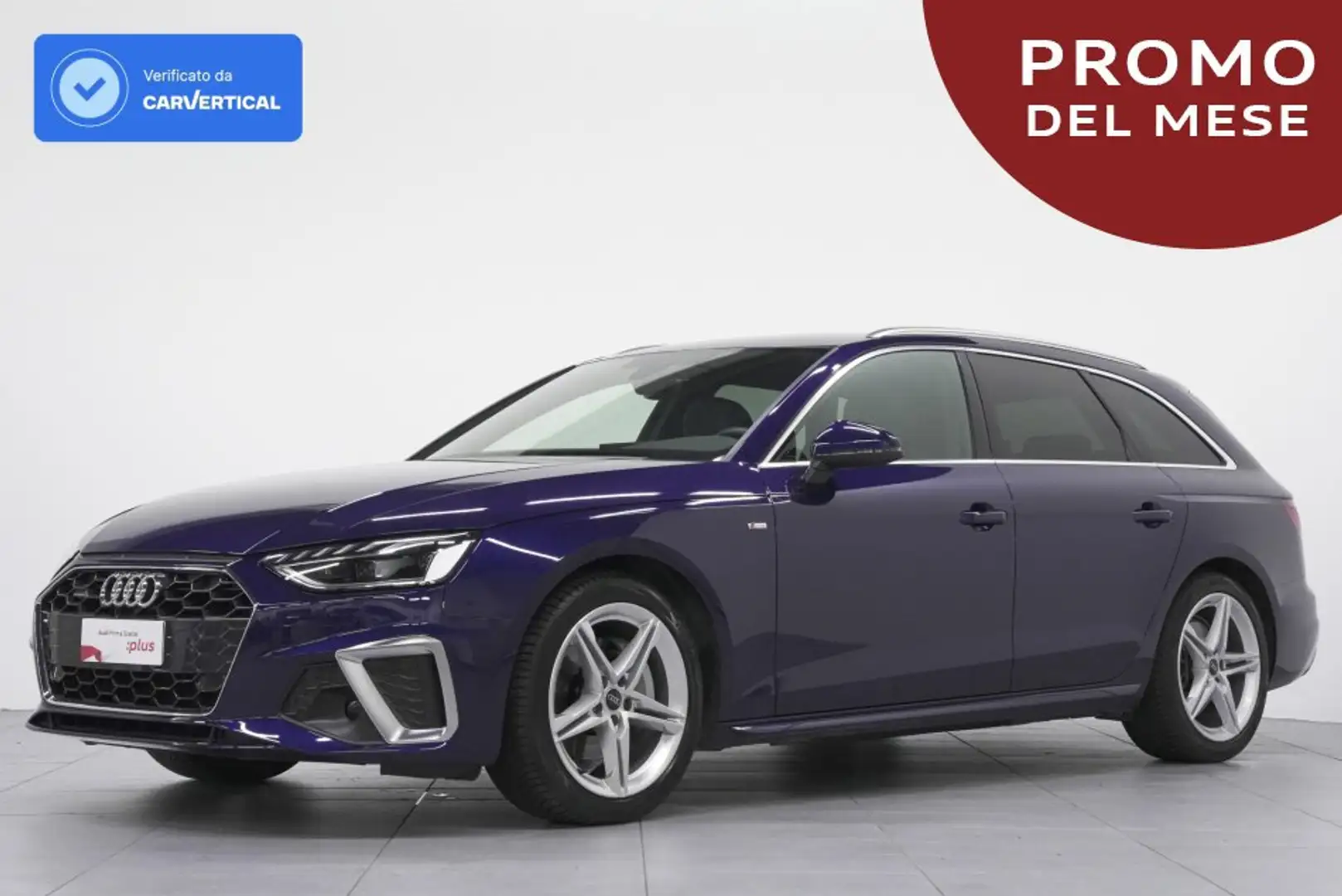 Audi A4 Avant 2.0 TDI Stronic Sline quattro Bleu - 1