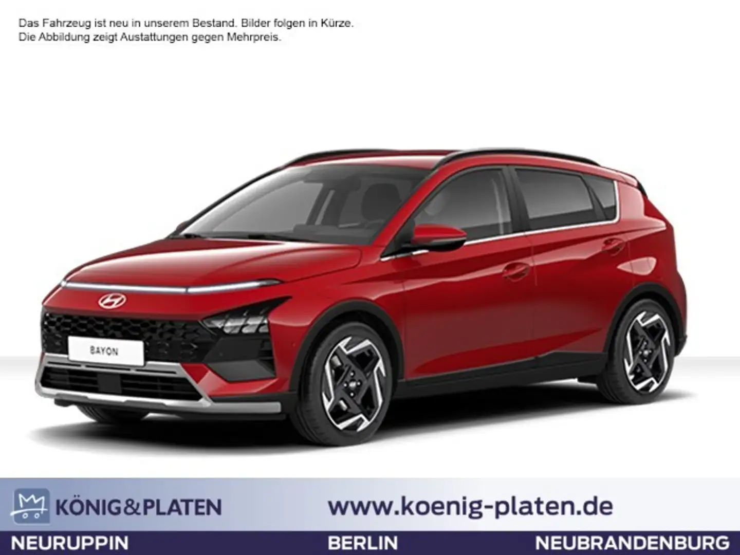Hyundai BAYON FL 1.0 T-GDi (100PS) 6-MT 2WD TREND (MJ25) Klima Rot - 1