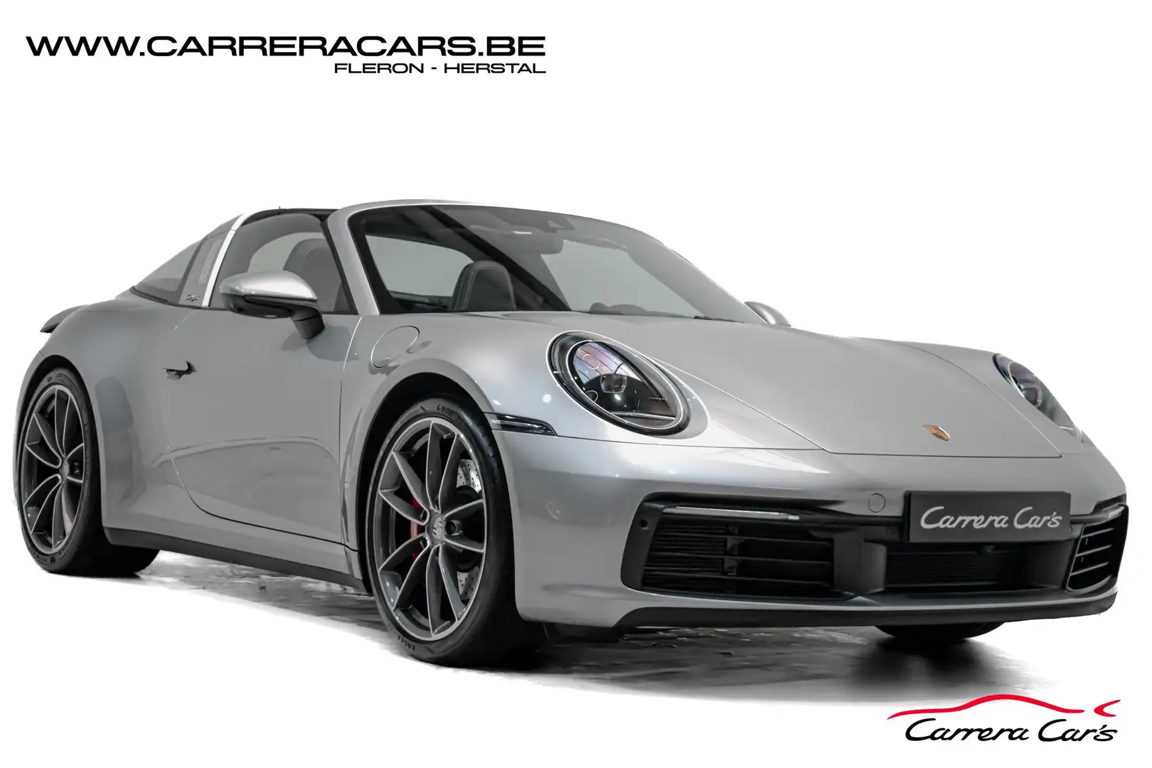 Porsche 992 Targa 4S*|NEW*CHRONO*CAMERA*MATRIX*BOSE*CUIR*| Grijs - 1