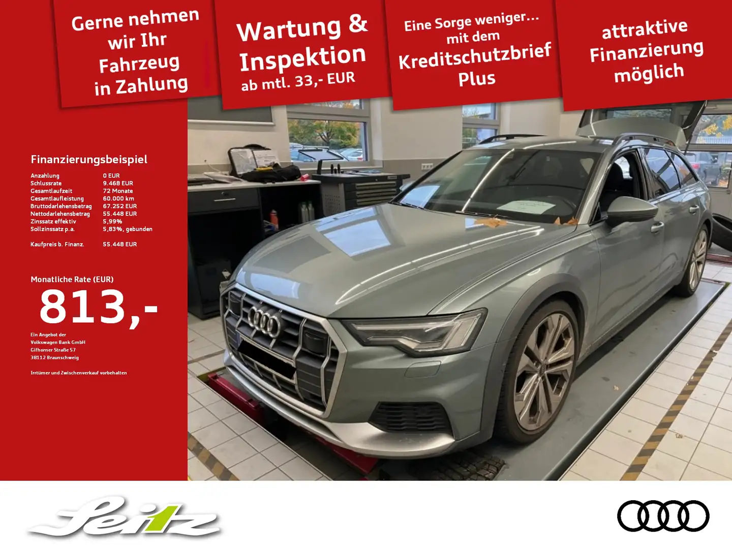 Audi A6 allroad 55 TDI quattro *AHK*B&O*MATRIX*KAMERA* Gri - 1