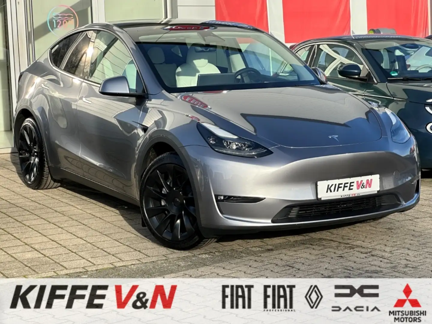 Tesla Model Y Long Range Dual AWD 20-ZOLL INDUCTION Grau - 1