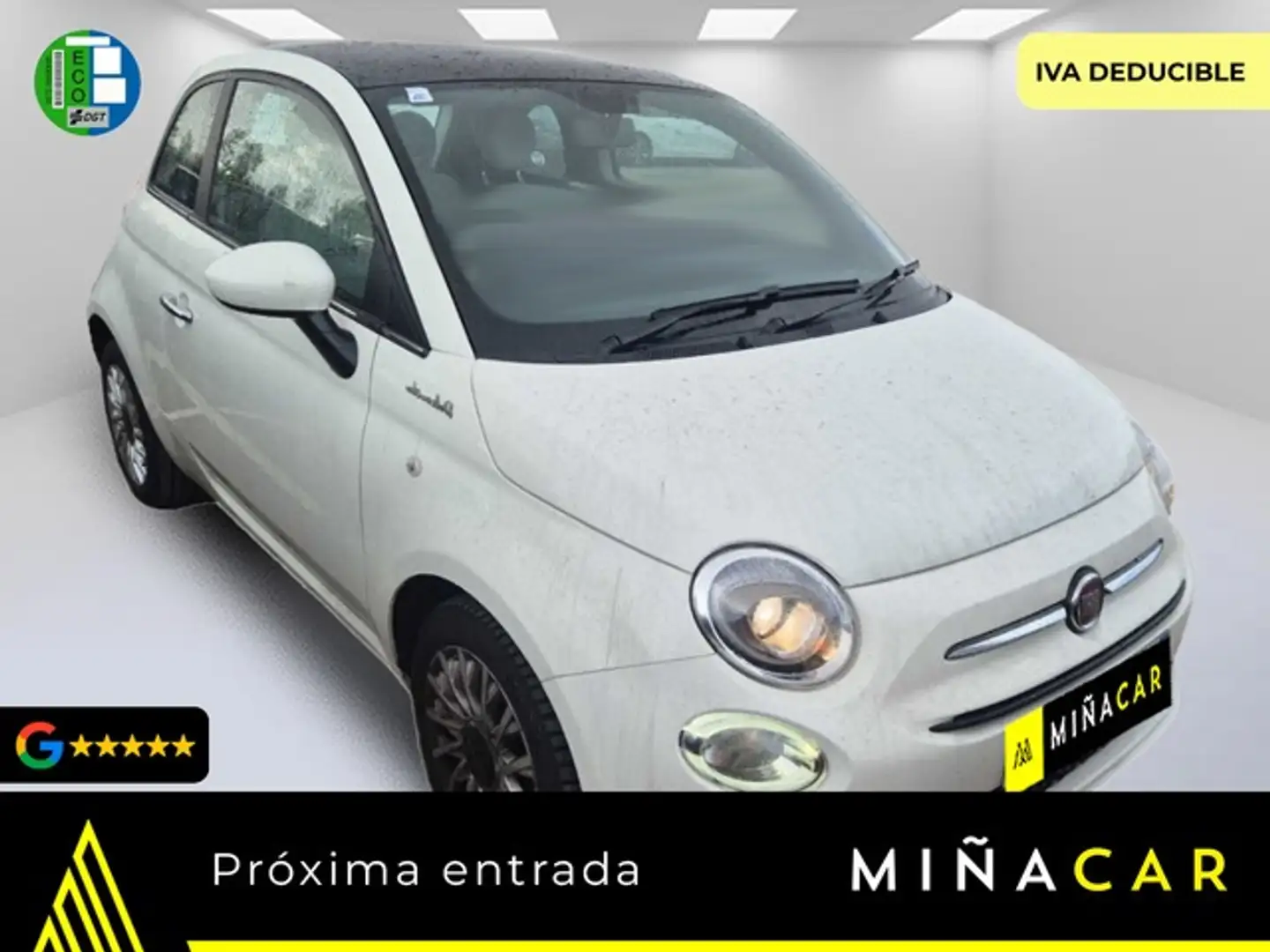 Fiat 500 1.0 Hybrid Dolcevita 52kW Blanco - 1