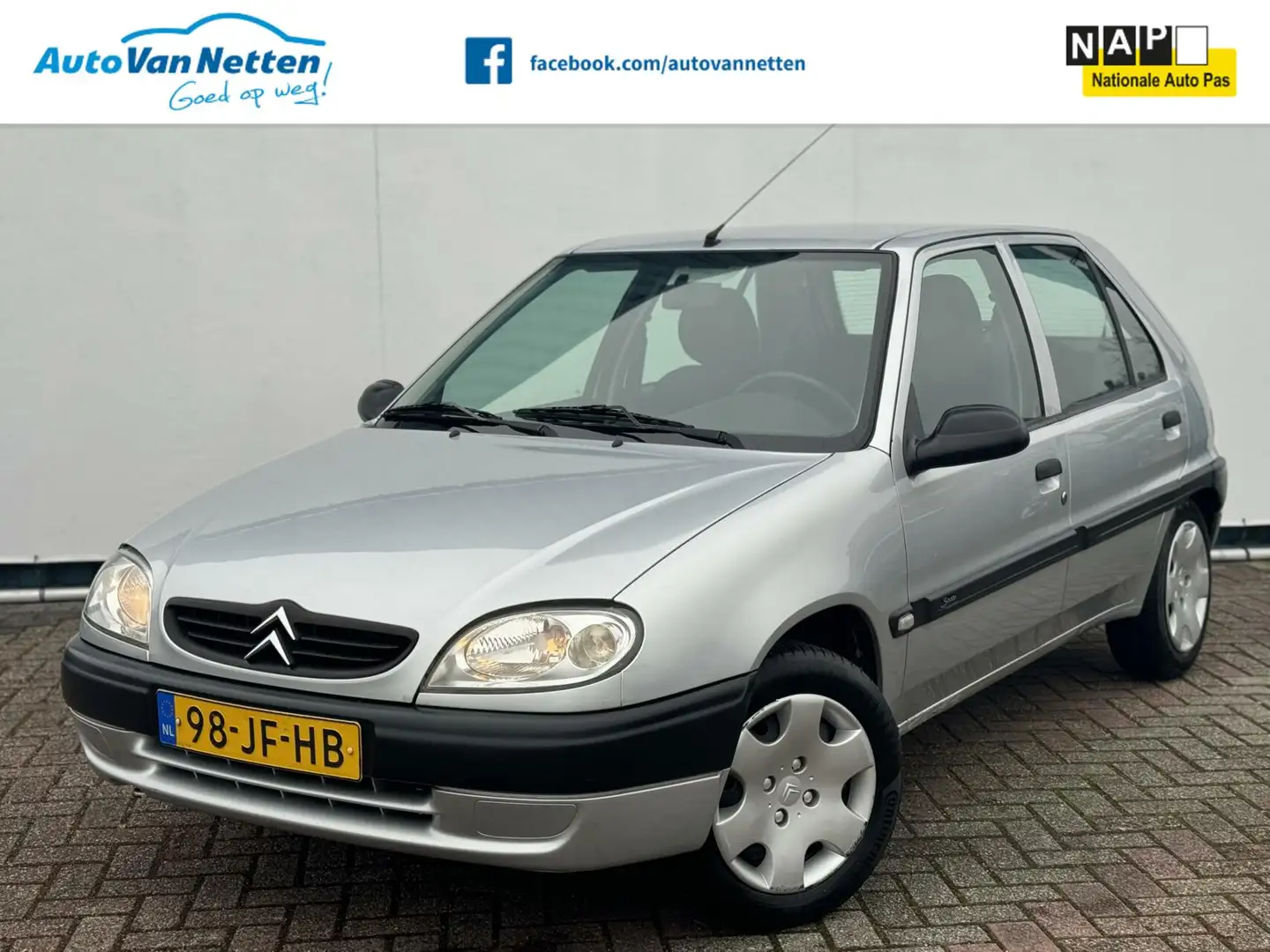 Citroen SAXO 1.1i Furio, 5 deurs,Airco,stuurbekrachtiging, Grijs - 1