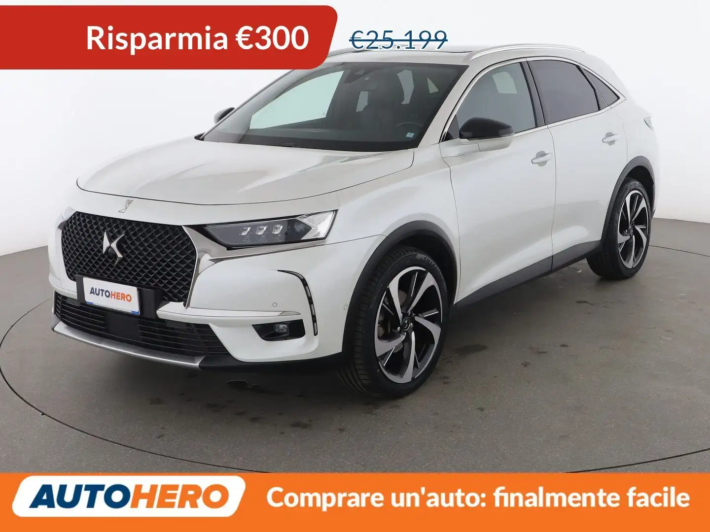 DS Automobiles DS 7 1.5 Blue-HDi Rivoli 130 CV aut Blanc - 1
