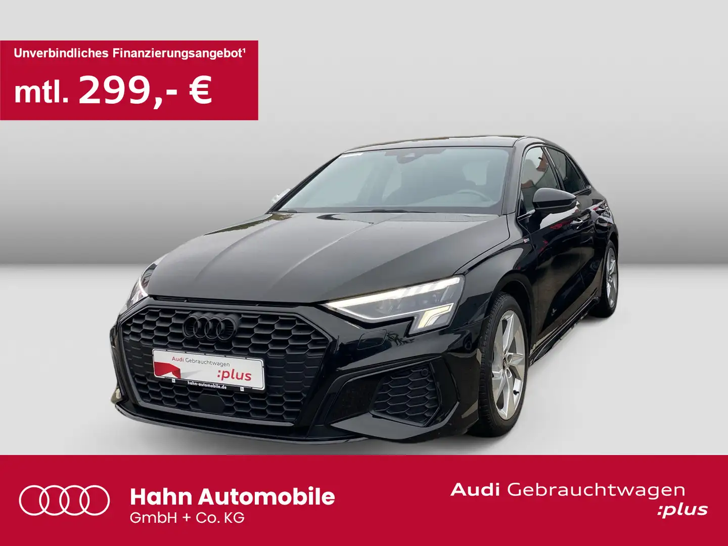 Audi A3 35TFSI S line Virtual CAM ACC Schwarz - 1