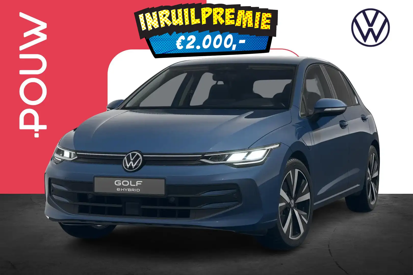 Volkswagen Golf 1.5 eHybrid DSG 204pk Life Edition | LMV 18'' | Tr Bleu - 1