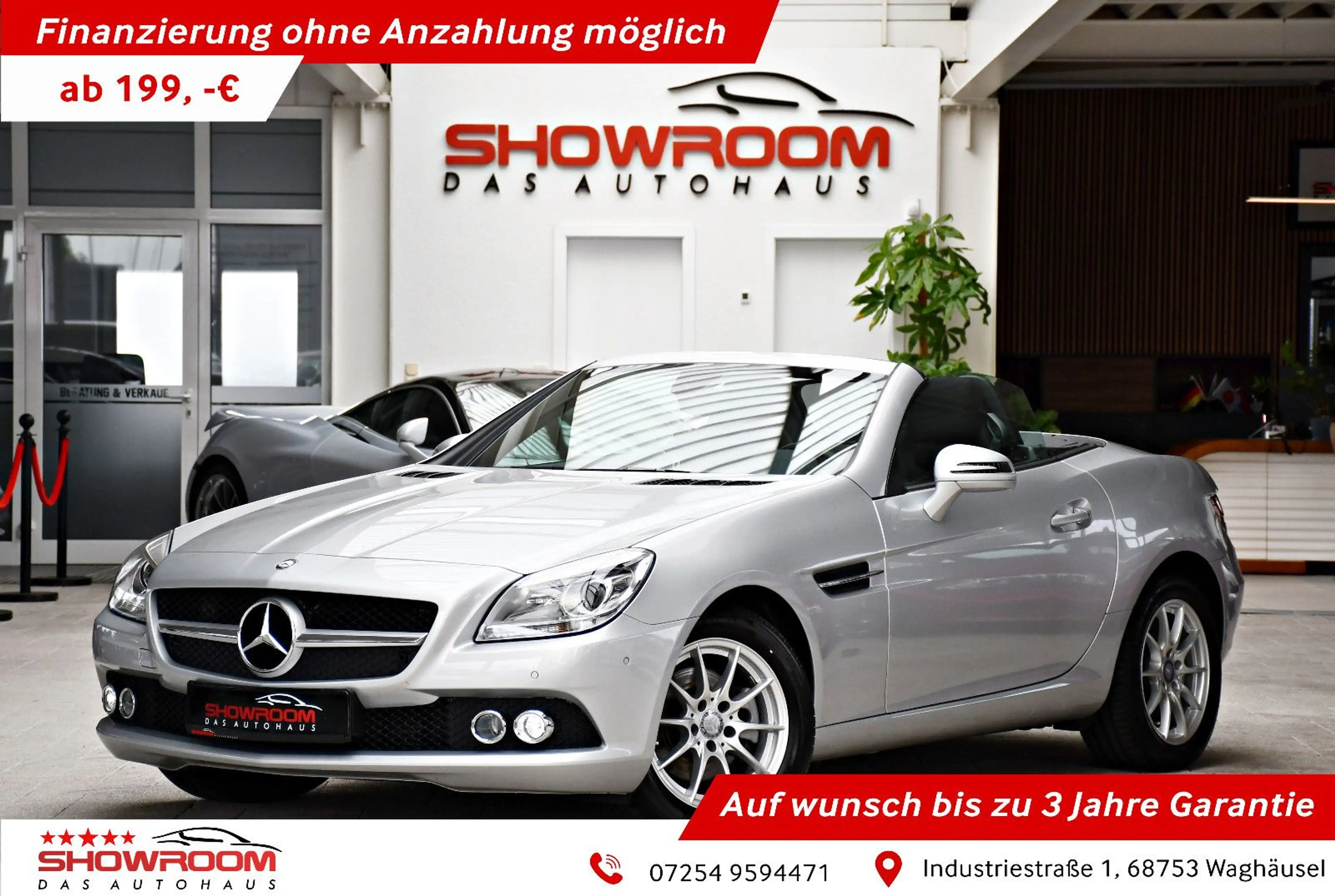 Mercedes-Benz SLK 200 Roadster BlueEfficiency PDC Navi 17Tkm