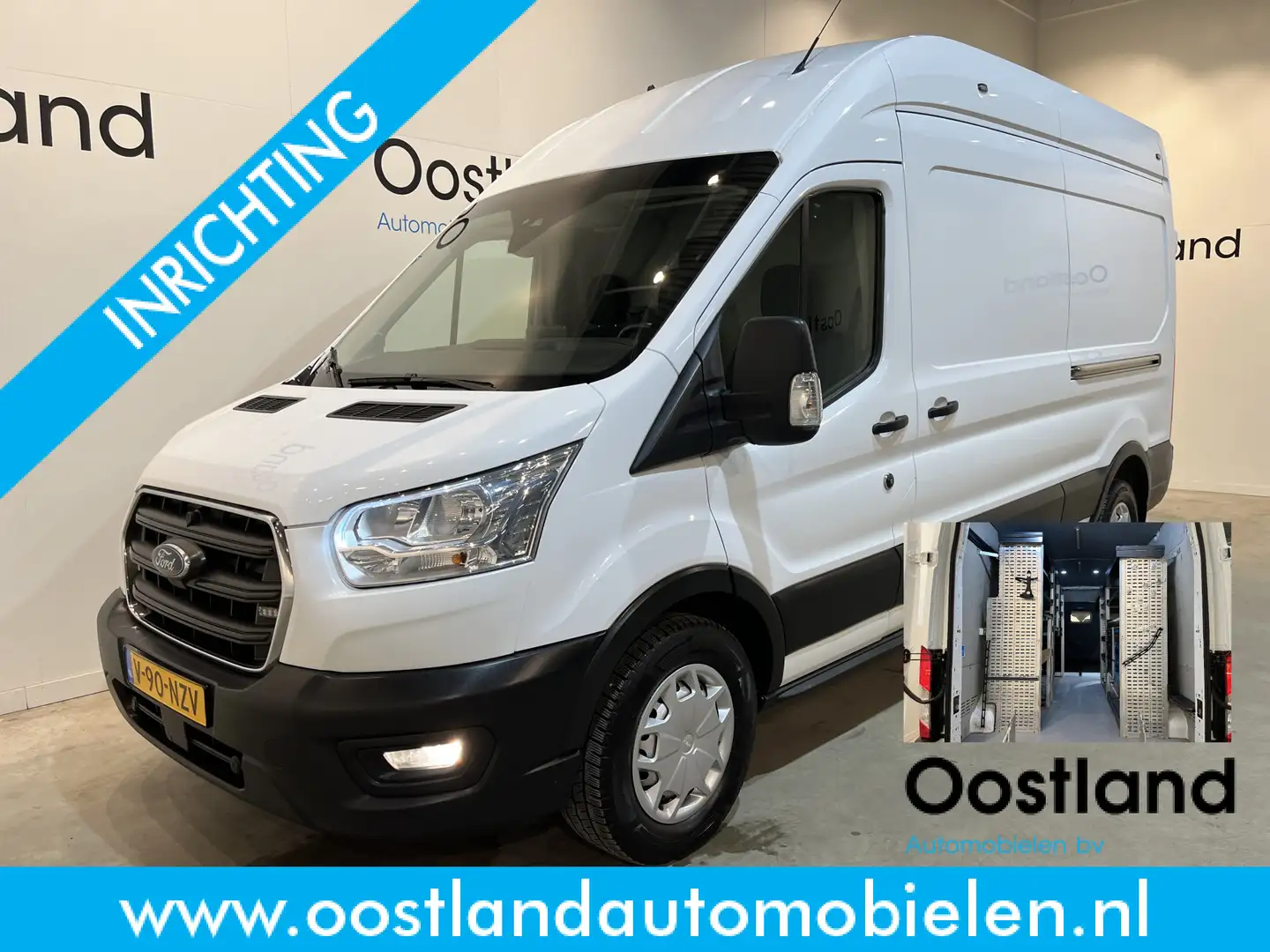 Ford Transit 350 2.0 TDCI L3H3 Trend 170 PK Servicebus / Inrich Weiß - 1