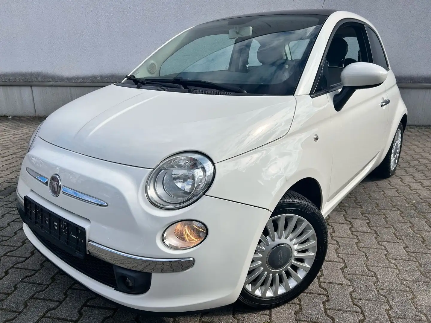 Fiat 500 AB 99€|PANO|KLIMA|BLUE&ME Blanco - 1