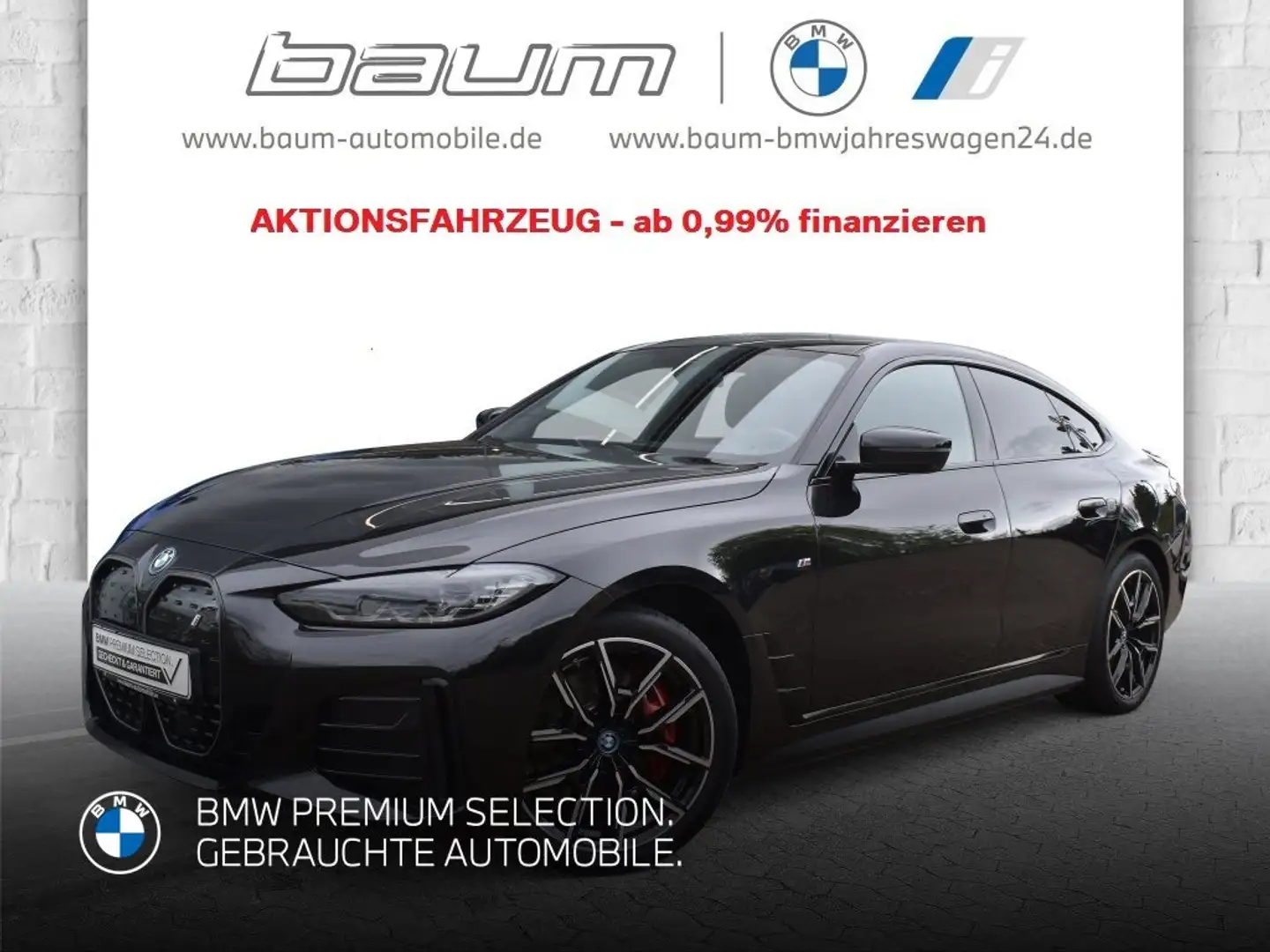 BMW i4 eDrive40 Gran Coupé M Sport HiFi DAB AHK Shz Negro - 1