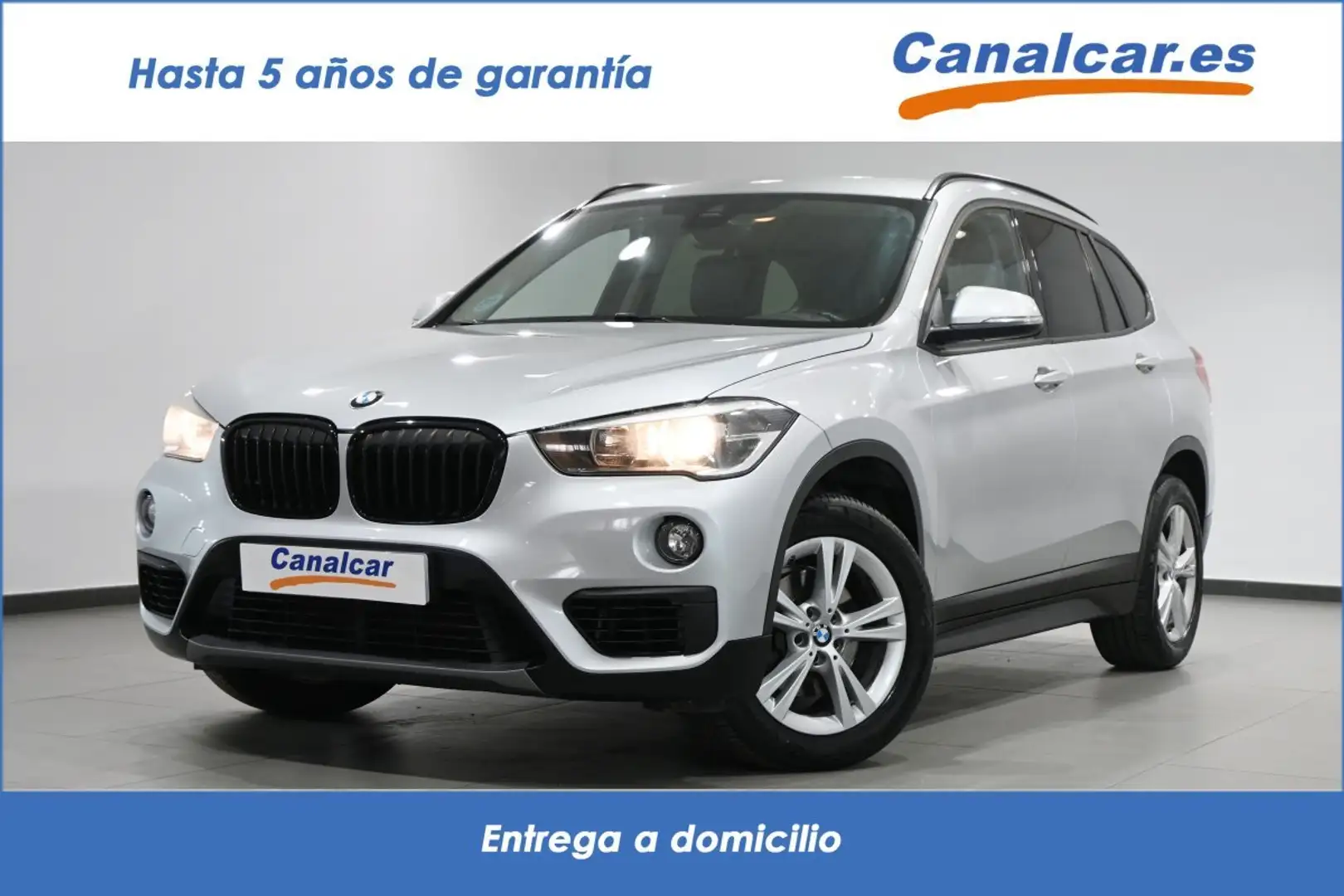 BMW X1 sDrive 16d Argent - 1