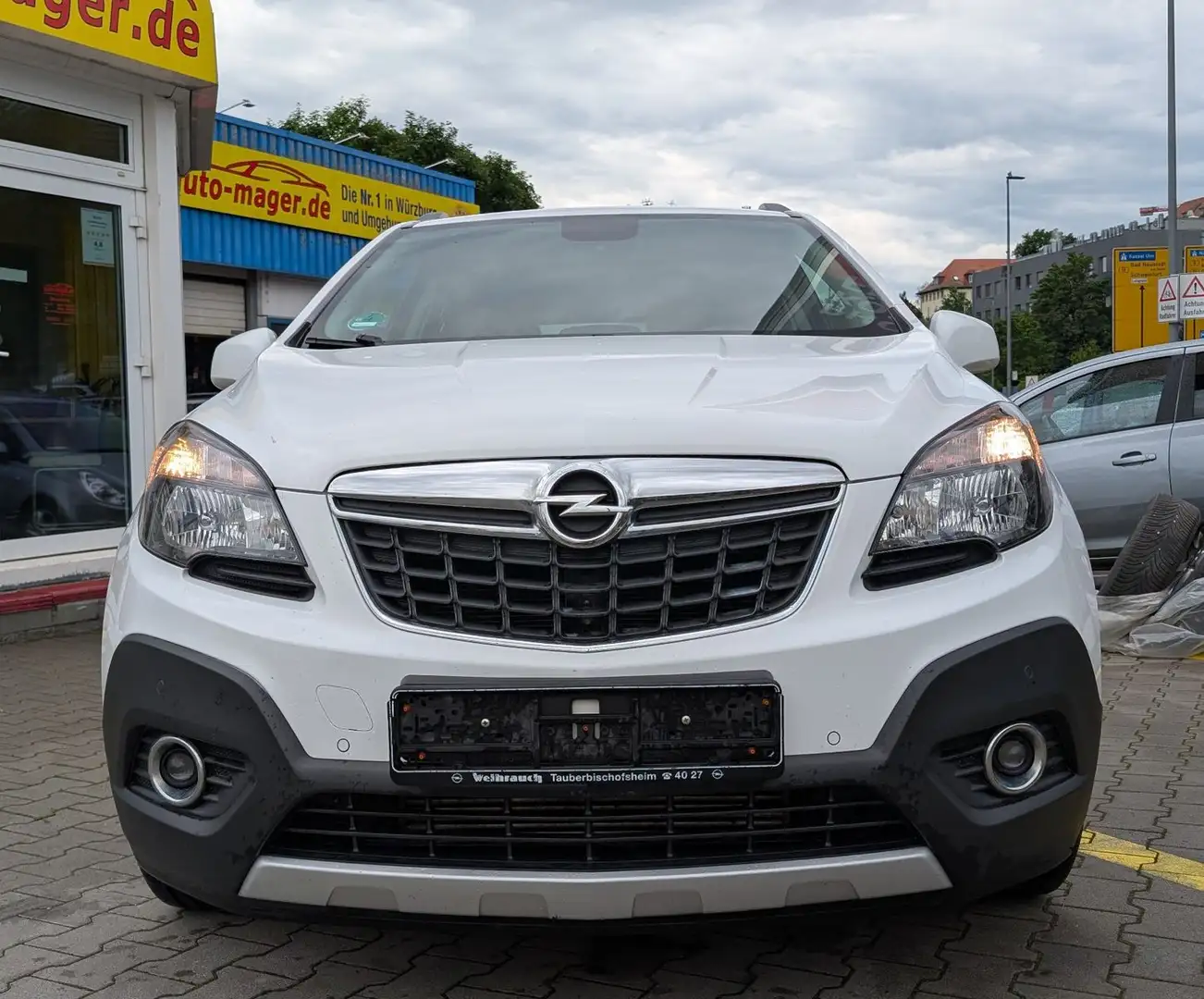 Opel Mokka *1.Hand*Temp*RKam*AHK*Shz*Navi*TÜV12.26*TOP Blanco - 2