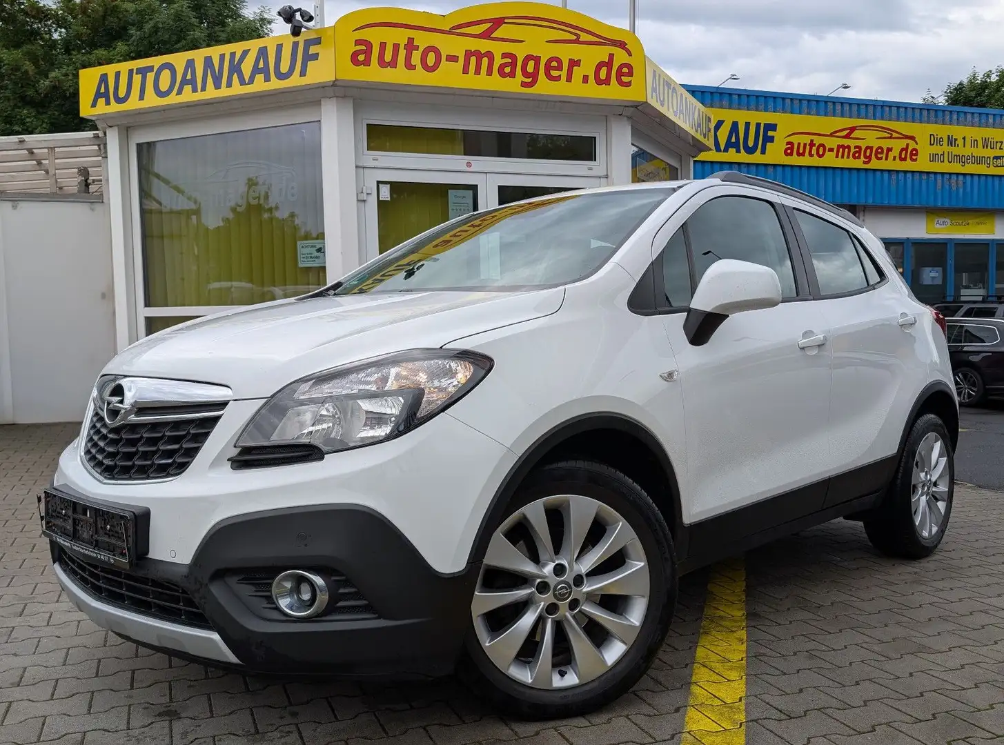 Opel Mokka *1.Hand*Temp*RKam*AHK*Shz*Navi*TÜV12.26*TOP Blanco - 1