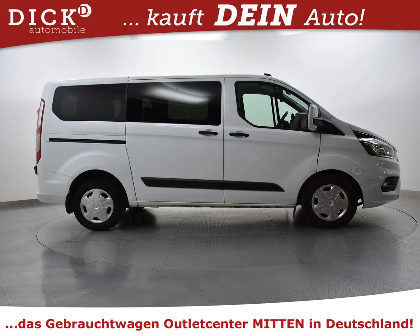 Ford Tourneo Custom Tourneo Cust 2.0d Aut. 9SIT+KLIMA+PDC+MFL+TEMP+ Weiß - 2