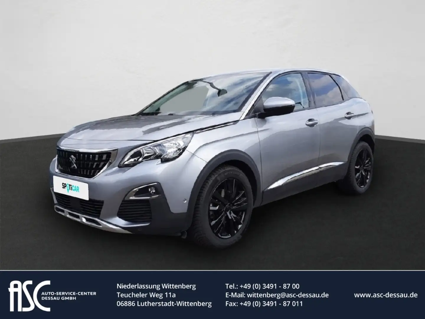 Peugeot 3008 ALL PTECH130EAT6 Navi,EPH vo+hi.DAB,Kamera Silber - 1