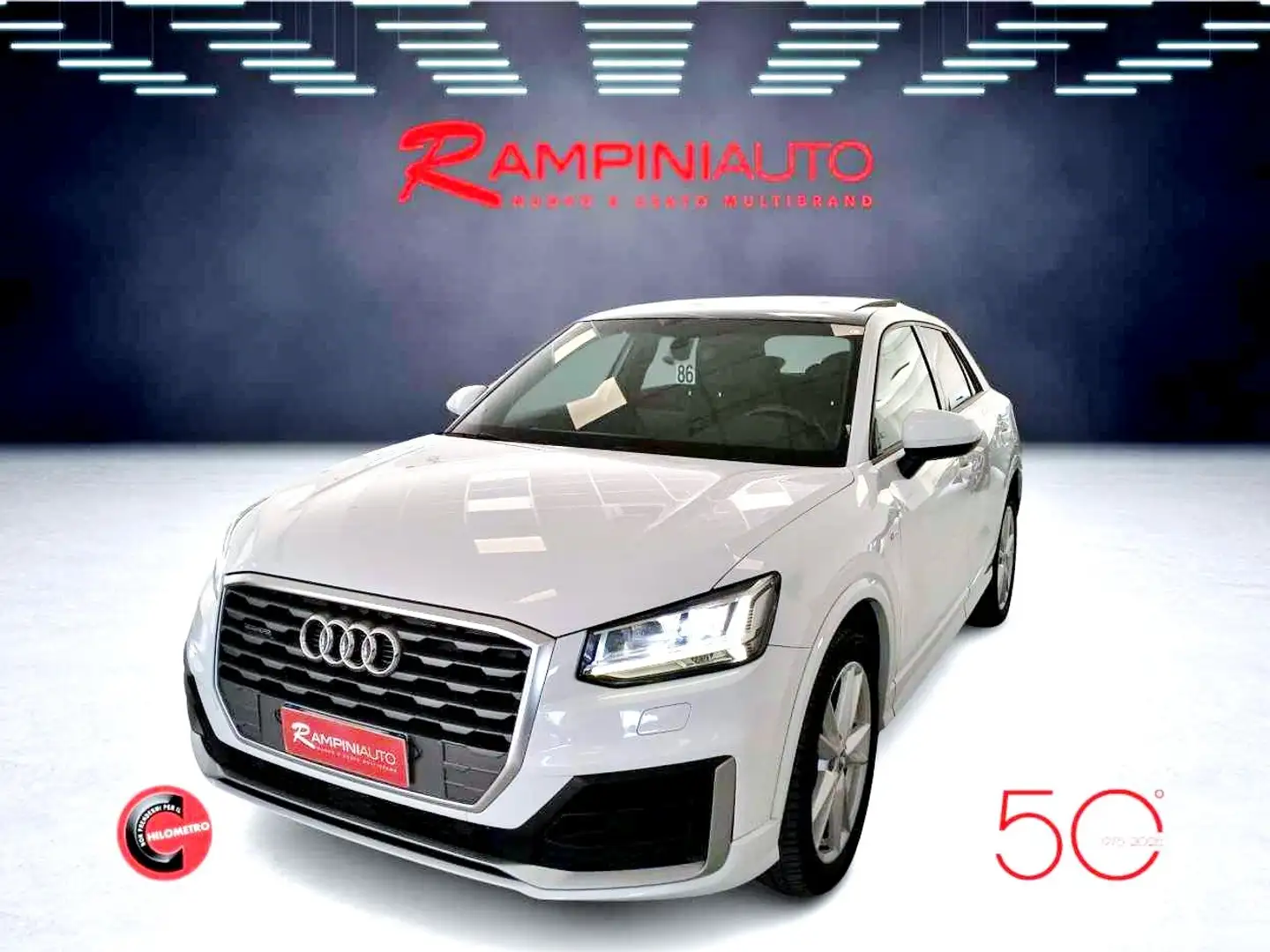 Audi Q2 2.0 TDI quattro S tronic S line Edition KM 65.000 Bianco - 2