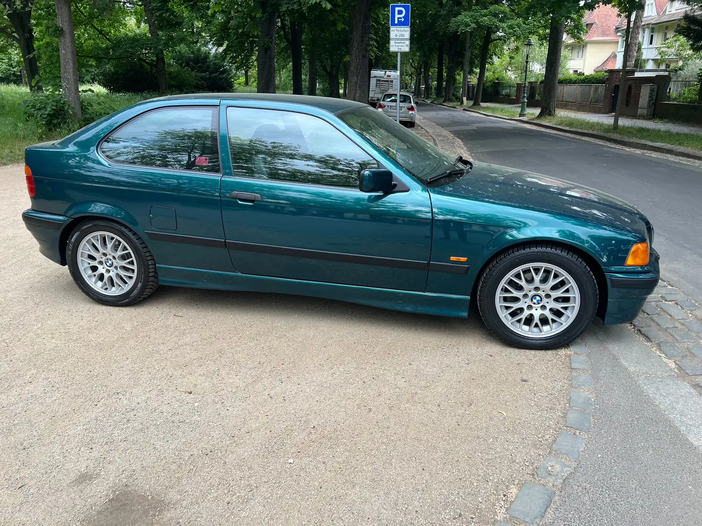 BMW 323 323ti compact /1 Hand/In 2Jahre H Kennzeichen Зелений - 2