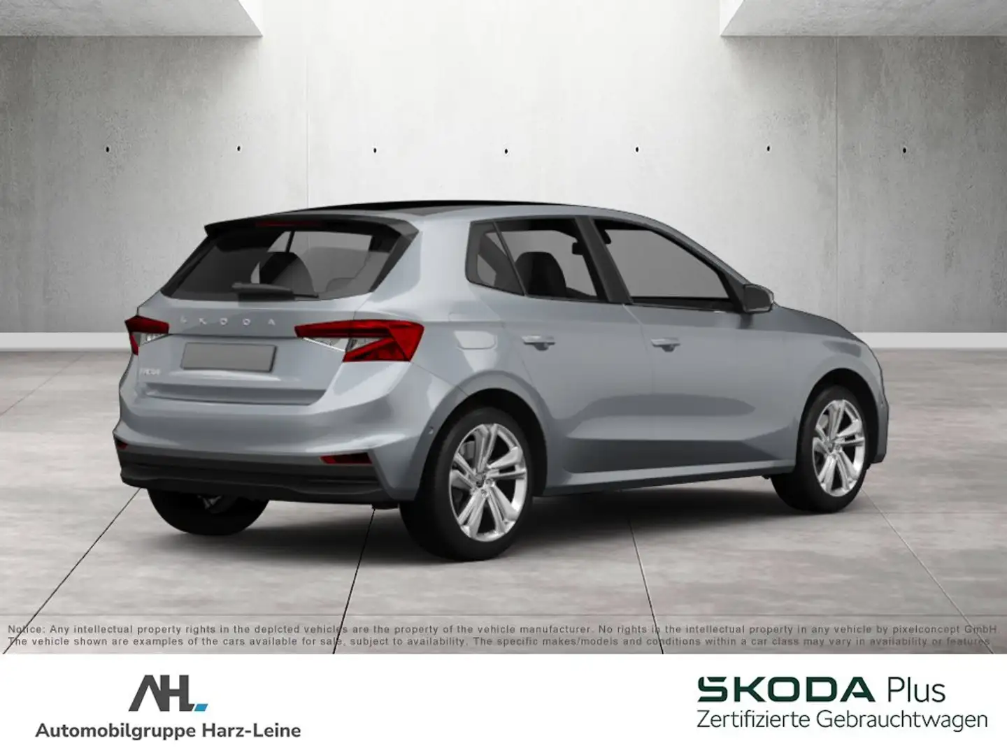 Skoda Fabia 1.0 TSI Tour AHK Navi ACC RFK SmartLink Schwarz - 2