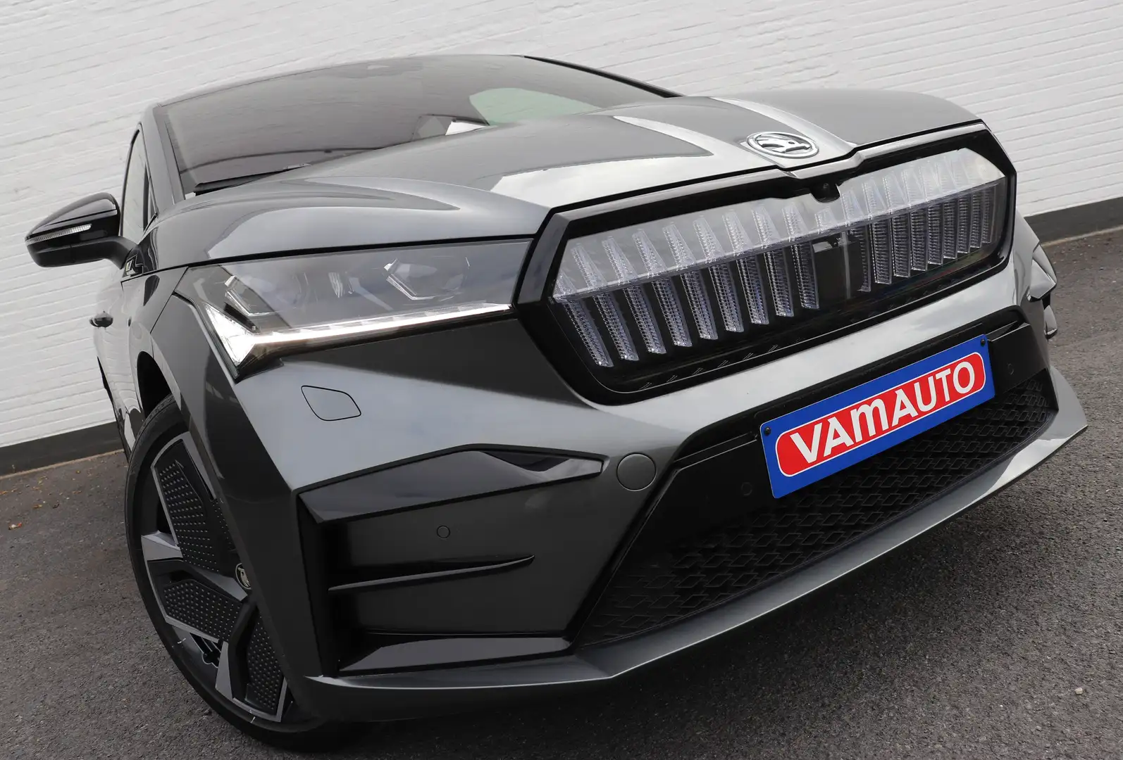 Skoda Enyaq Coué RS 80X 4x4 82 kWh - CANTON/Pano/Memory/HUD Grijs - 1