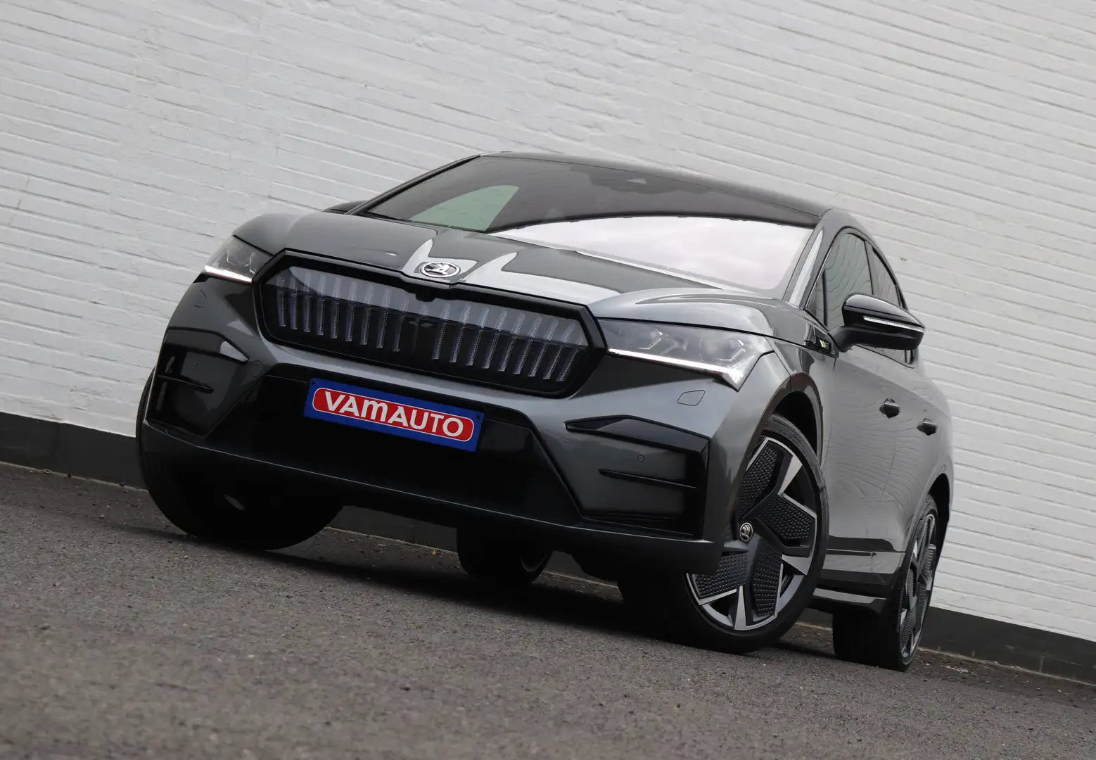 Skoda Enyaq Coué RS 80X 4x4 82 kWh - CANTON/Pano/Memory/HUD Grijs - 2