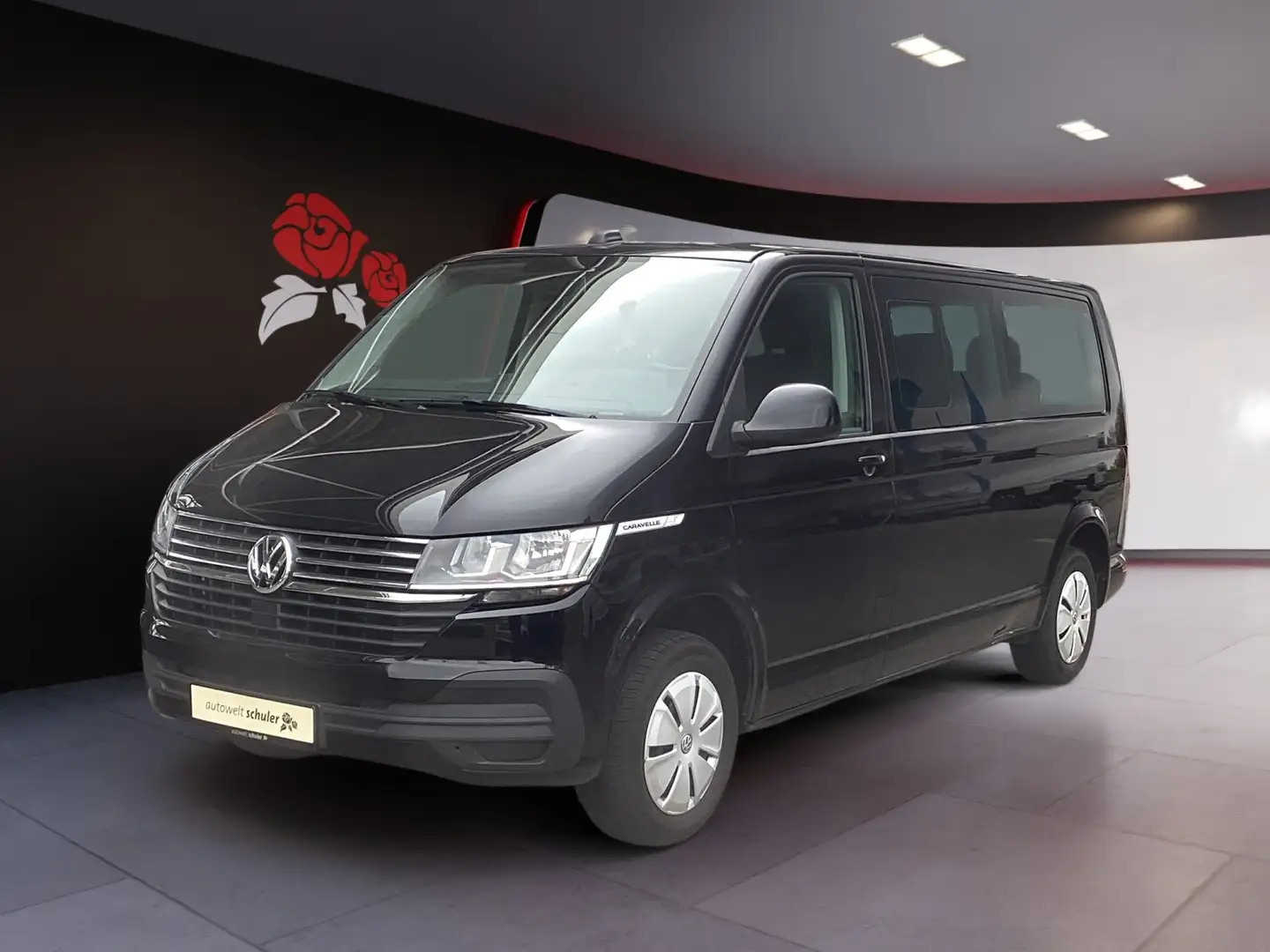 Volkswagen T6.1 Caravelle 2,0 TDI DSG 9-Sitzer LR AHK Schwarz - 2