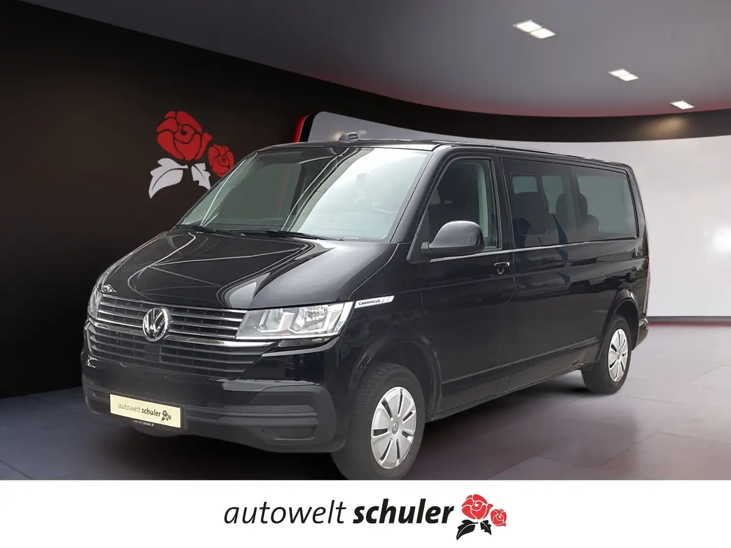 Volkswagen T6.1 Caravelle 2,0 TDI DSG 9-Sitzer LR AHK Schwarz - 1
