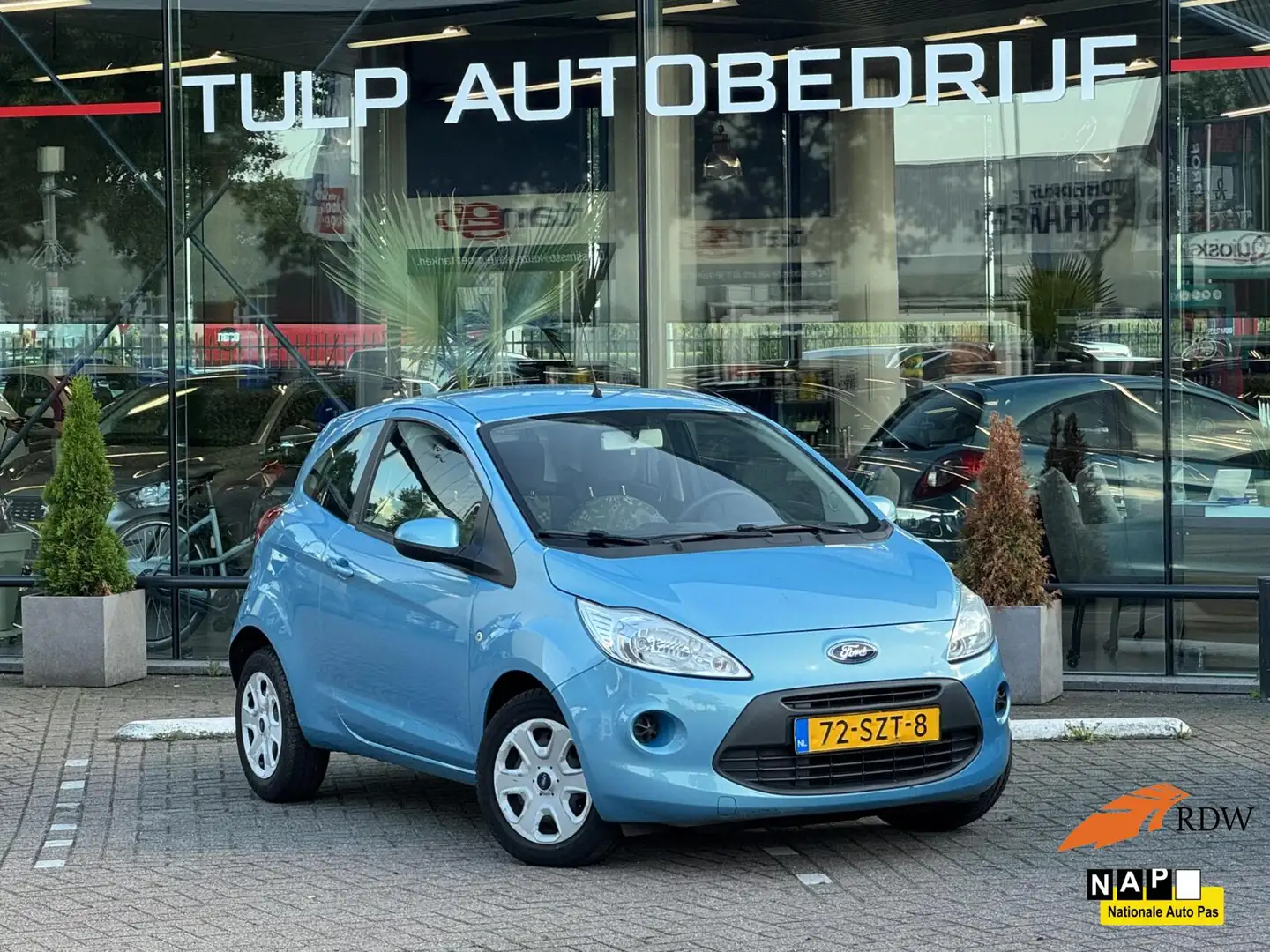 Ford Ka/Ka+ 1.2 Cool & Sound start/stop 2012 Airco 56918 km Blauw - 1