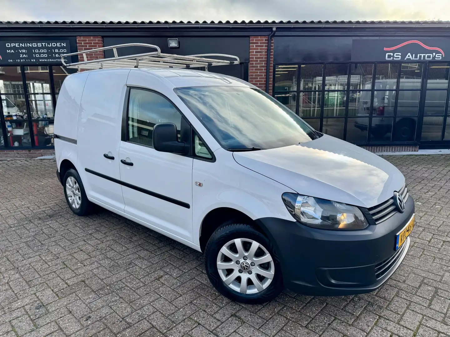 Volkswagen Caddy 1.6 TDI|9-2015|airco|lage km stand nap Blanc - 1