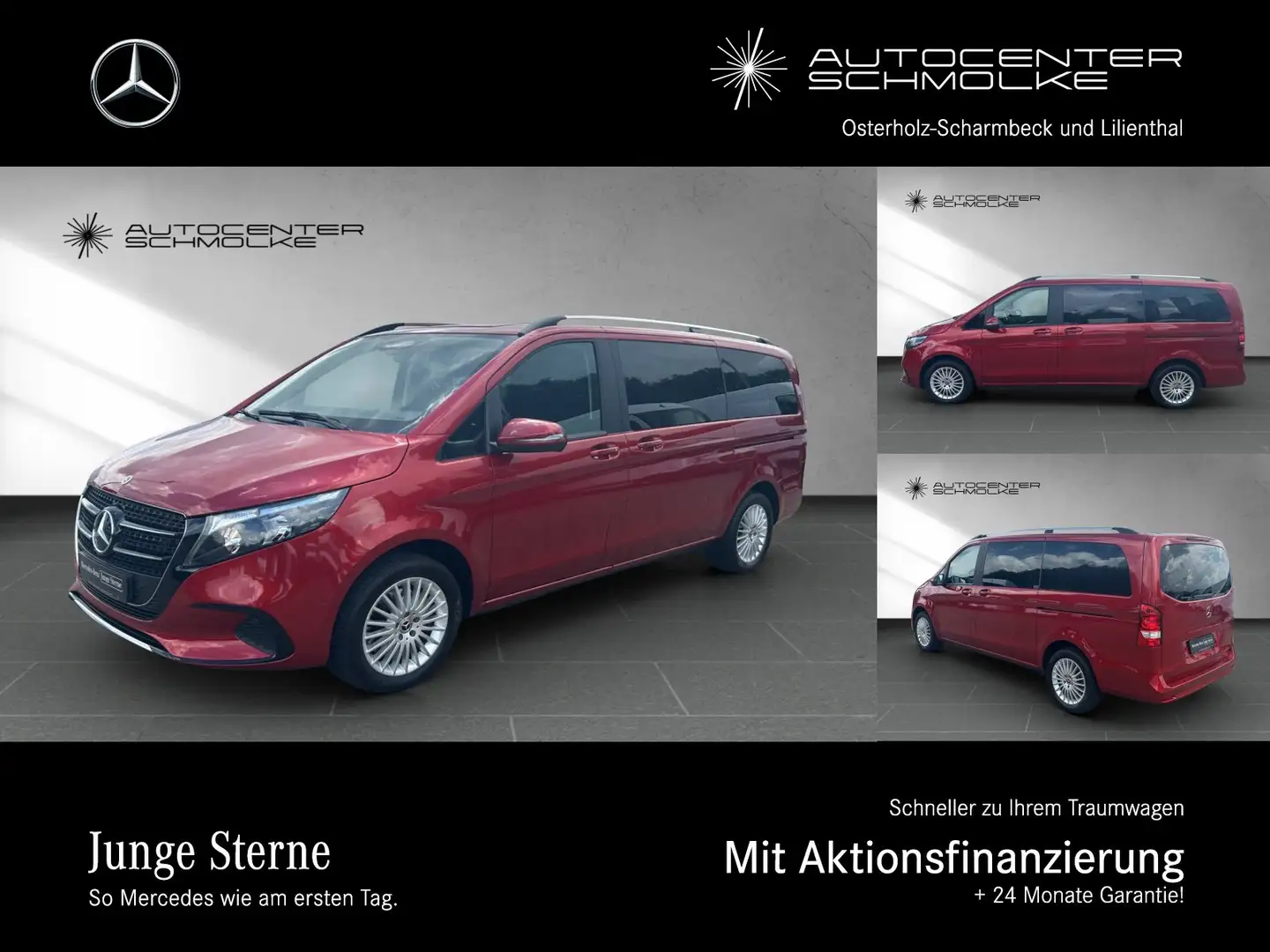 Mercedes-Benz V 220 V 220 d L MOPF*7-SITZE*AHK*DISTRONIC*TISCH-PAKET Rouge - 1